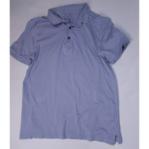 All Saints Light Blue Polo Shirt
